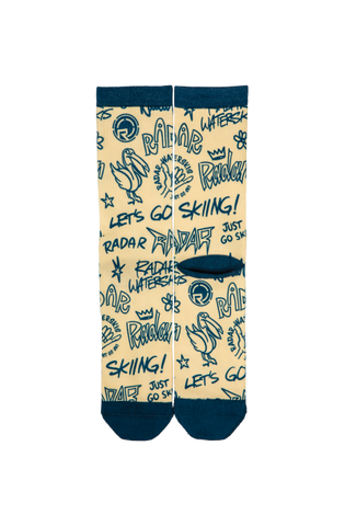 25Radar Crew Socks- Ski Beach